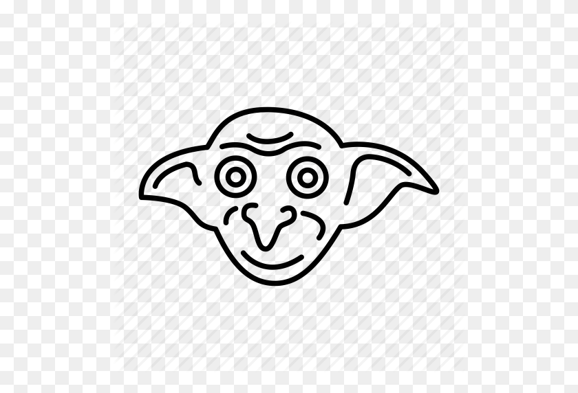 512x512 Collection, Dobby, Final, Harry Potter, House Elf Icon - Dobby PNG
