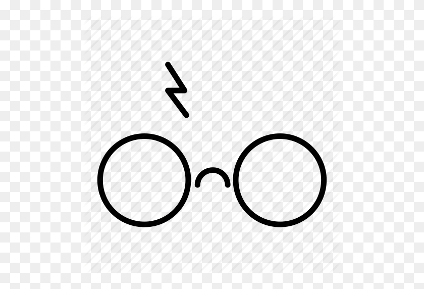 512x512 Collection, Final, Glasses, Harry, Potter, Round, Scar Icon - Scar PNG