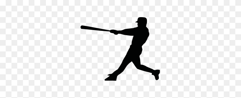 283x283 Collection Of Baseball Batter Silhouette Clip Art Download Them - Softball Player Silhouette Clipart