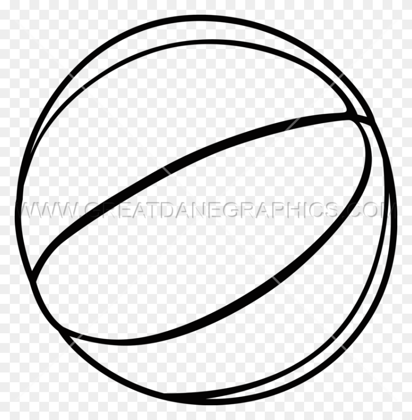 825x844 Collection Of Basketball Line Drawing Download Them And Try To Solve - Half Basketball Clipart