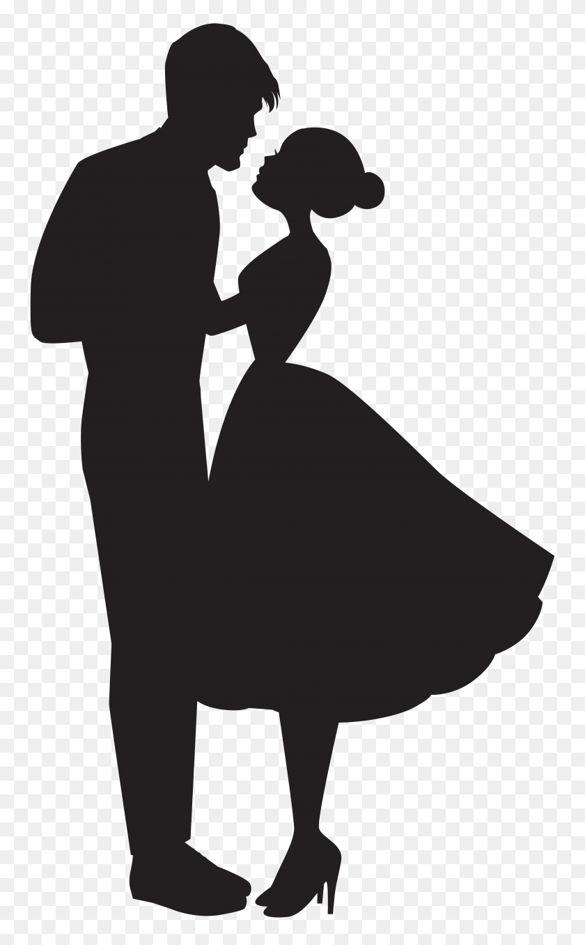4814x8000 Collection Of Couples Silhouette Clip Art Download Them And Try - Proposal Clipart