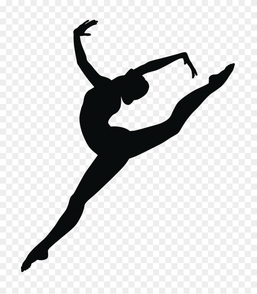 886x1024 Collection Of Dance Silhouette Clip Art Free Download Them - Dance Clipart Black And White