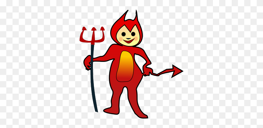 332x350 Collection Of Devil Clipart - Shame Clipart