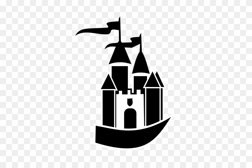 353x500 Collection Of Disney Castle Silhouette Vector Download Them - Disney Castle Clipart Free