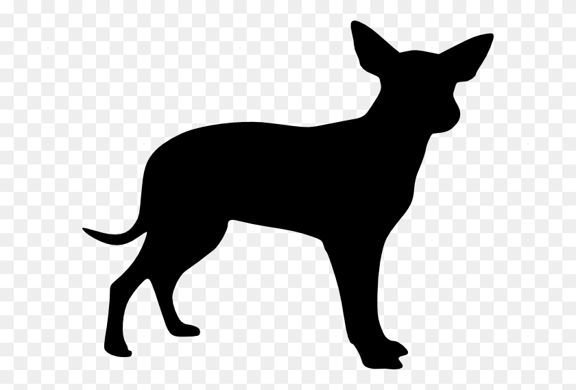 600x509 Коллекция Силуэтов Собак Породы Клипартов Скачать Их - Черно-Белый Клипарт Милые Собаки