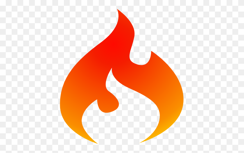 427x468 Collection Of Free Flaming Clipart Long Fire Download On Ubisafe - Fire Flames PNG
