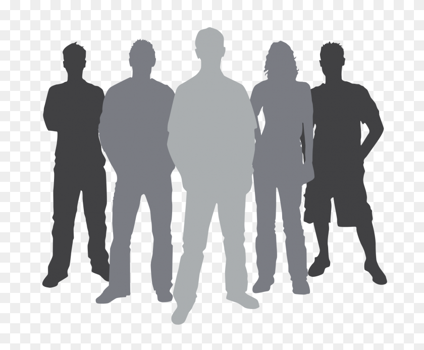 1600x1300 Collection Of Group Silhouette Clip Art Download Them And Try - People Meeting Clipart
