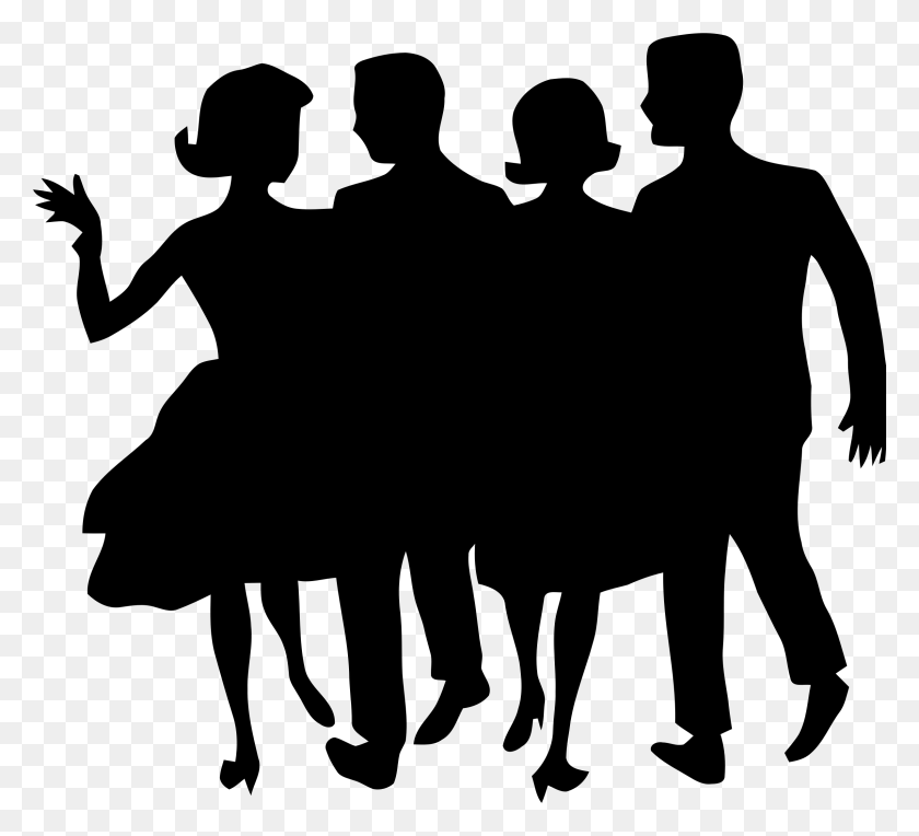 2394x2161 Collection Of Group Silhouette Clip Art Download Them And Try - Dancing Images Clip Art