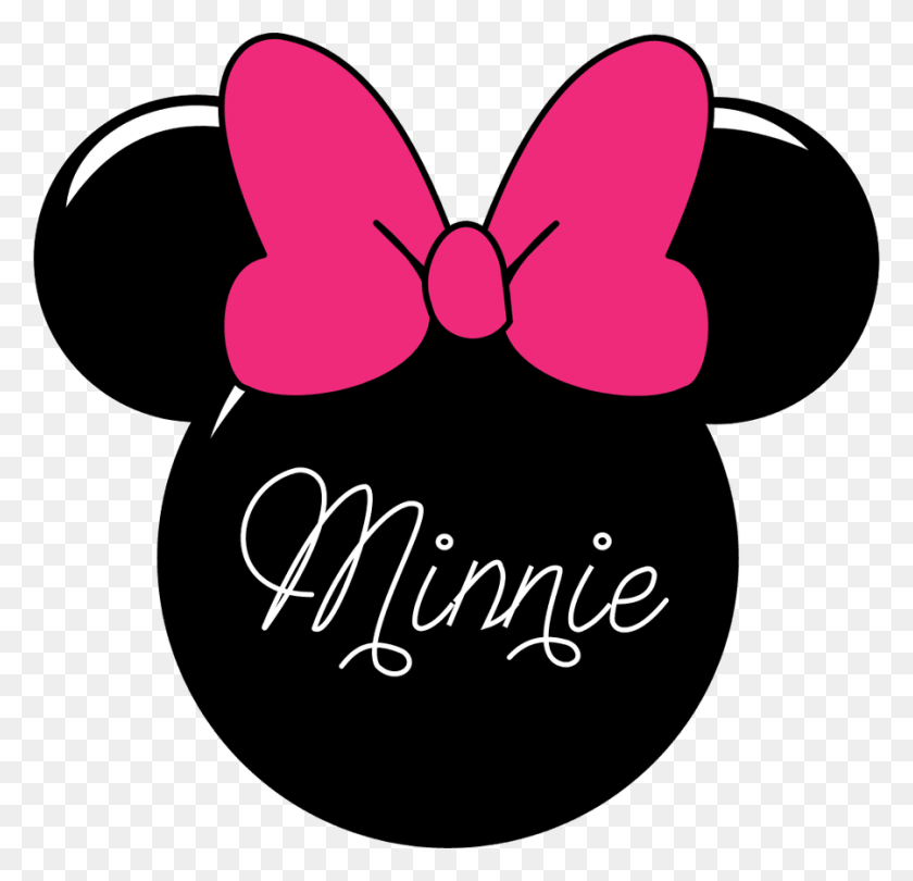 900x866 Collection Of Mickey Mouse Silhouette Clip Art Download Them - Mickey Mouse Outline Clipart
