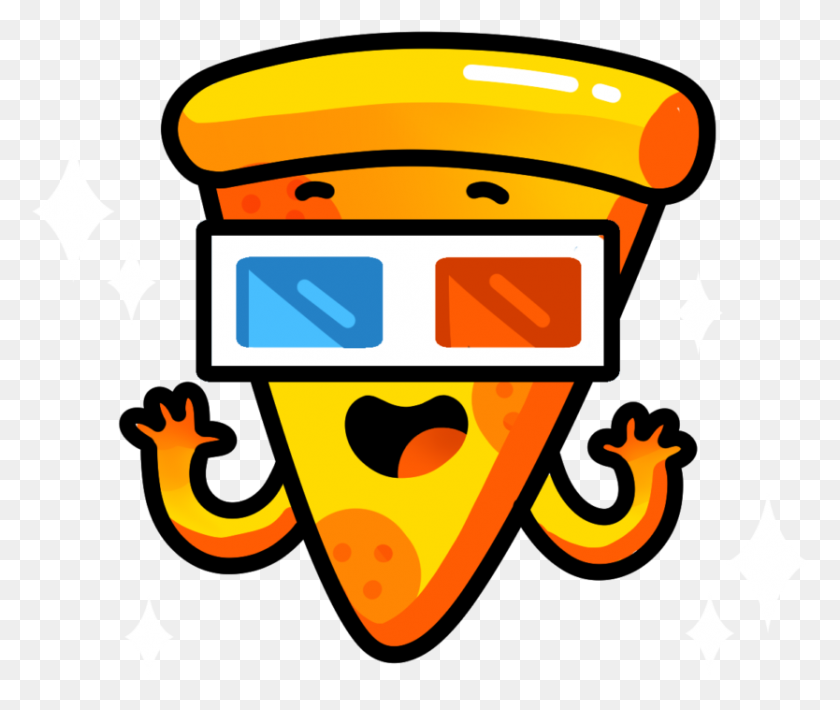 834x695 Collection Of Pizza And Movie Clipart - Movie Night Clipart