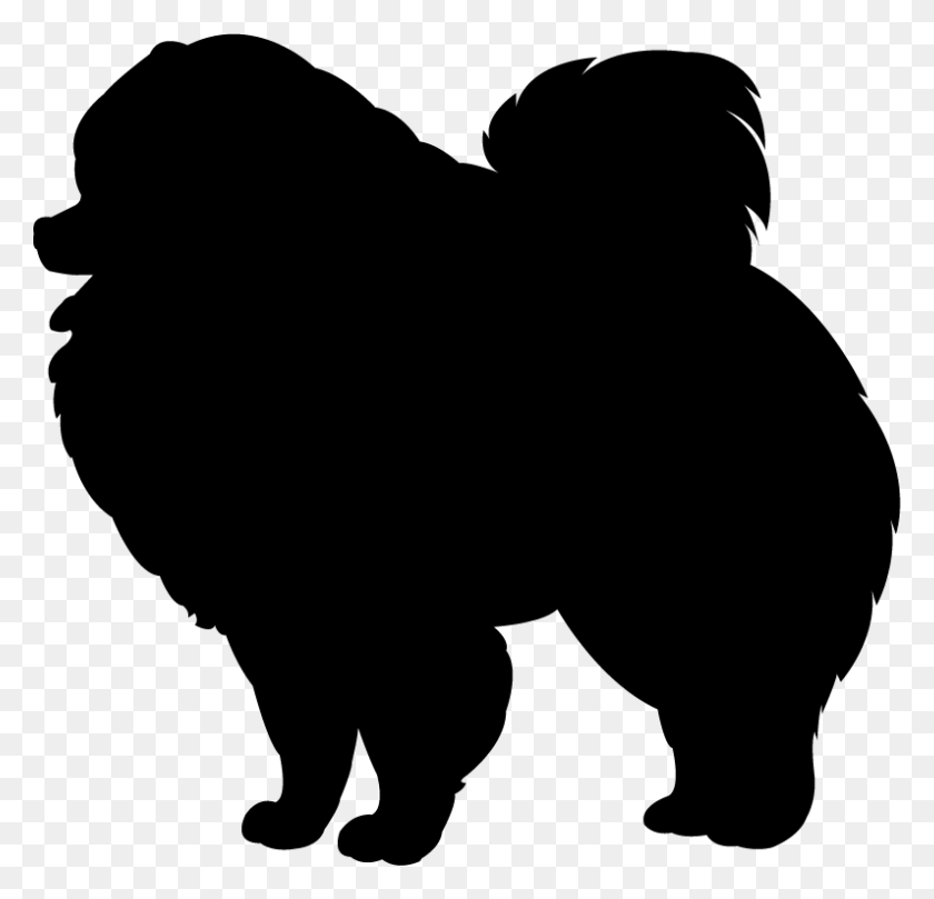 795x764 Collection Of Pomeranian Silhouette Clip Art Download Them - Yorkie Clipart