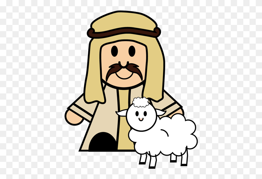433x515 Collection Of Shepherd Clipart - Clergy Clipart