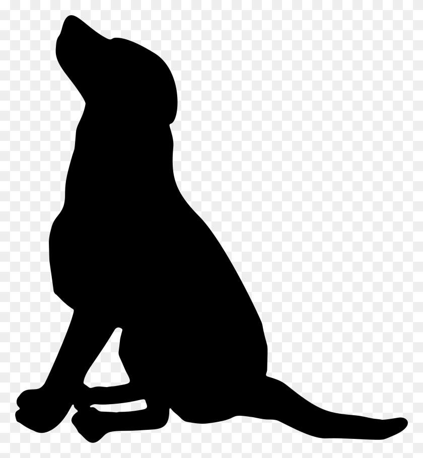 2156x2352 Colección De Silueta De Labrador Sentado Descárgalos Y Prueba - Siéntate Clipart