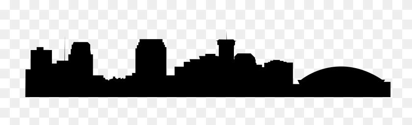 3300x825 Collection Of Skyline Silhouette Clip Art Download Them And Try - San Francisco Clipart