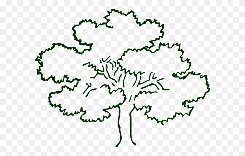 600x475 Collection Of Tree Drawing Clip Art Download Them And Try To Solve - Pecan Tree Clipart
