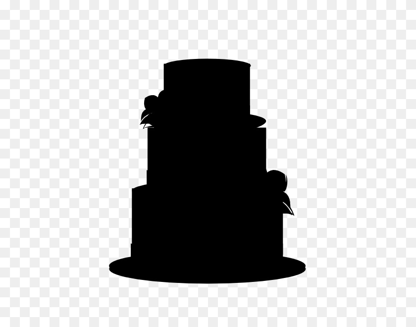 600x600 Collection Of Wedding Cake Silhouette Clip Art Download Them - Wedding Party Clipart