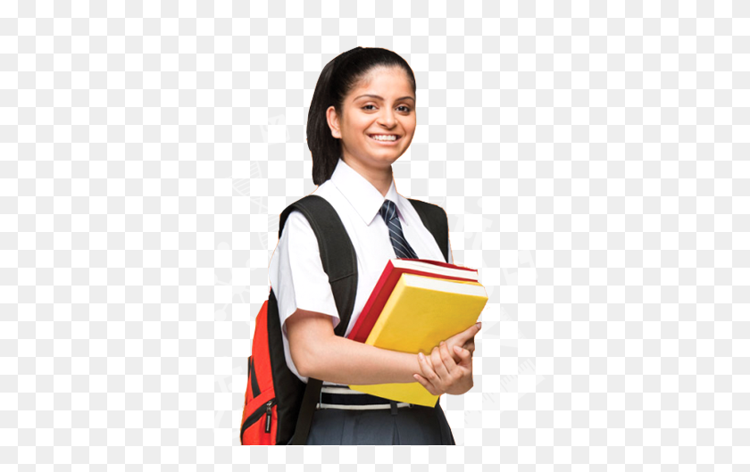 392x469 College Student Walking Png - College Student PNG