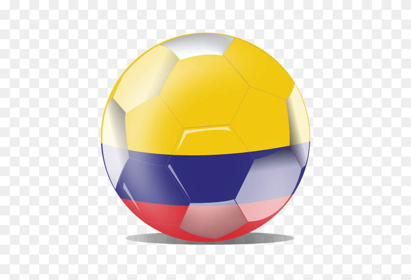 512x512 Мяч Флаг Колумбии - Флаг Колумбии Png
