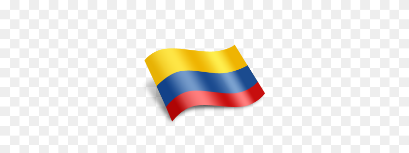 256x256 Bandera De Colombia Icono De Descarga No Un Patriota Iconos Iconspedia - Bandera De Colombia Png