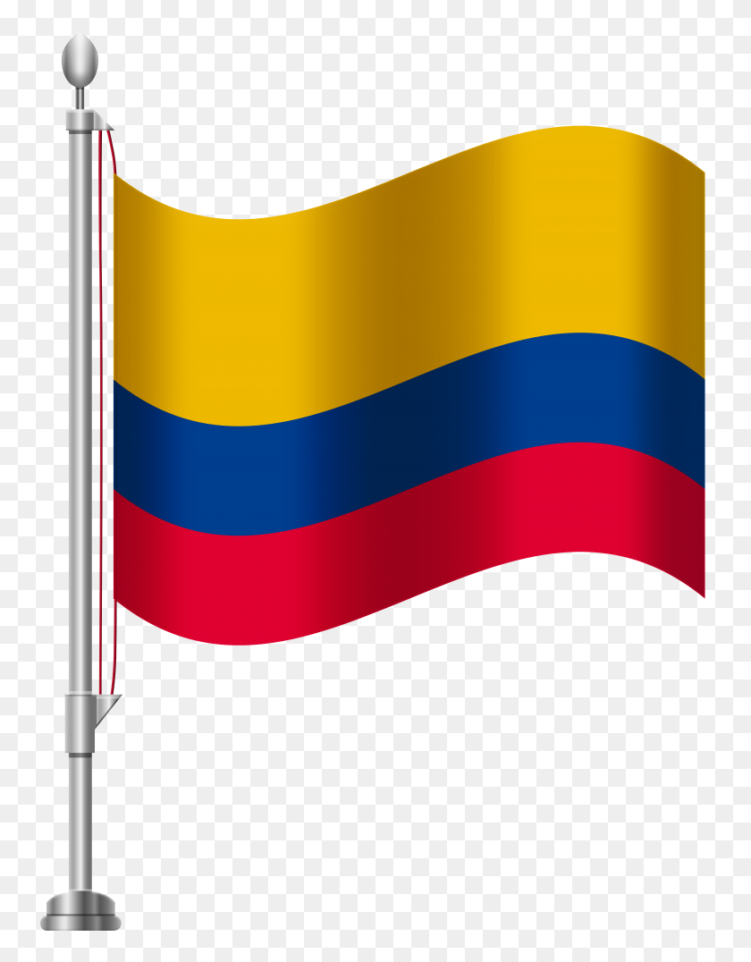 6141x8000 Colombia Flag Png Clip Art - Colombia Clipart