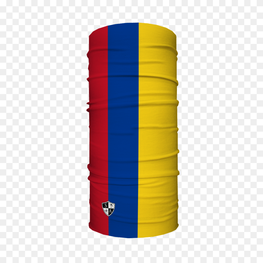 1000x1000 Колумбийский Флаг Лицо Щит Колумбия Шеи Гетры - Флаг Колумбии Png