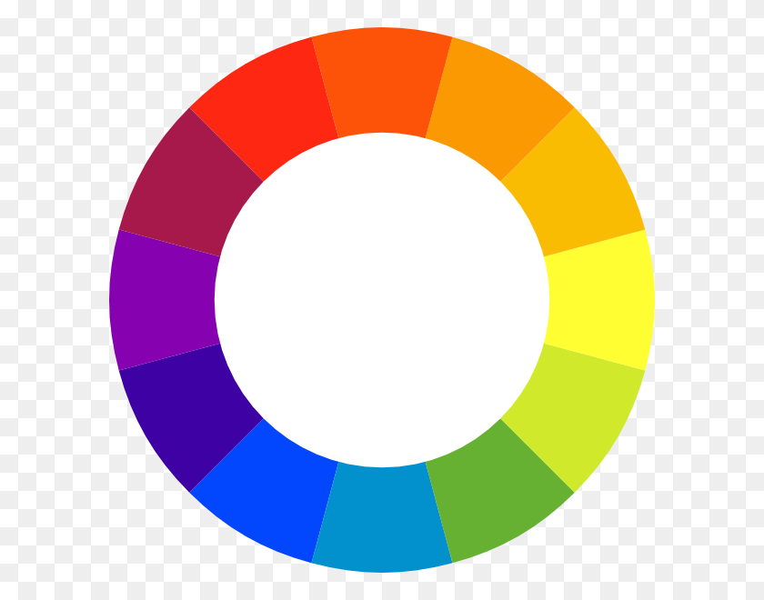 600x600 Color Clipart Color Wheel - Circle Clipart