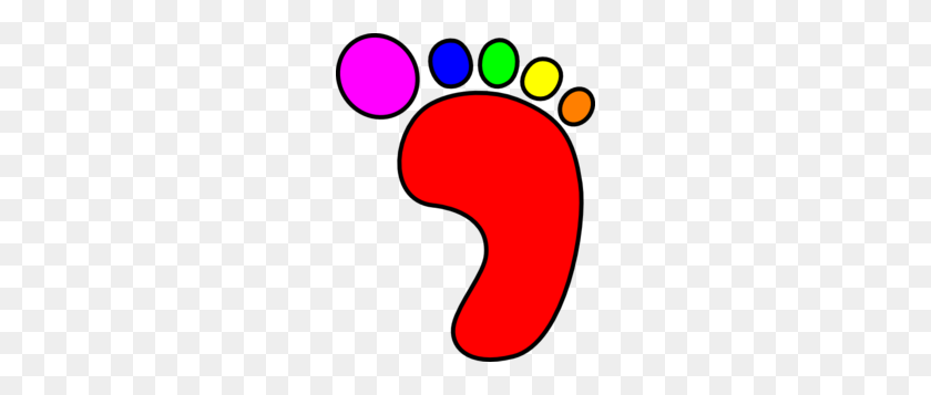 234x297 Color Clipart Foot - Colors Clipart