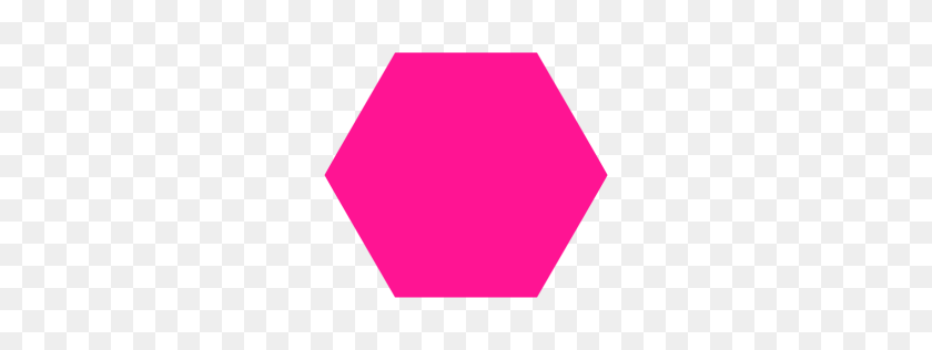 256x256 Color Clipart Hexagon - Construction Paper Clipart