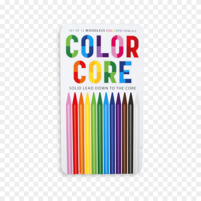 800x800 Lápices De Colores De Núcleo De Color - Lápiz De Color Png
