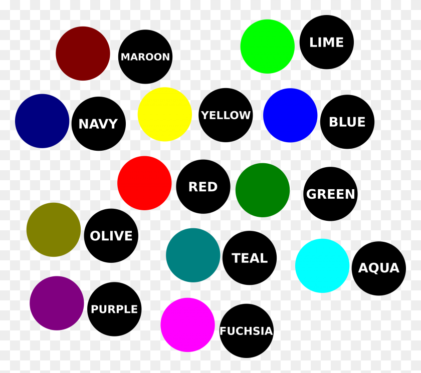 2400x2108 Color Dot Icons Png - Blue Dot PNG