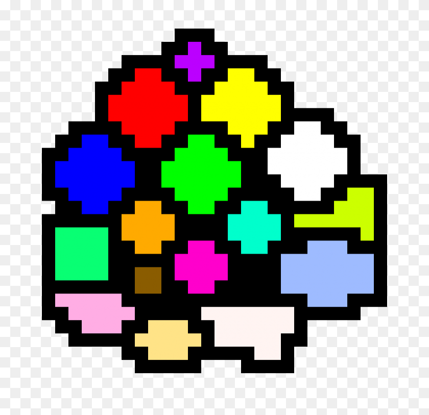 1050x1015 Color Explosion Bubbles Pixel Art Maker - Color Explosion PNG