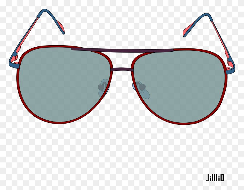 2227x1701 Color Frame Sunglasses - Aviator Sunglasses PNG
