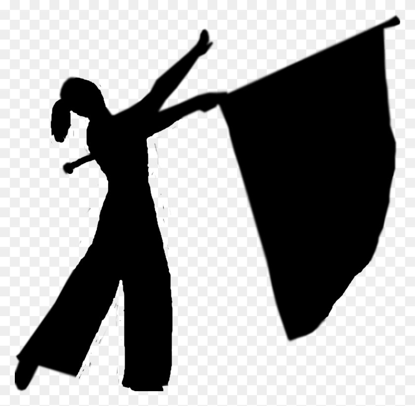 1230x1202 Color Guard Silhouette Interesting Things Color - Guard Clipart