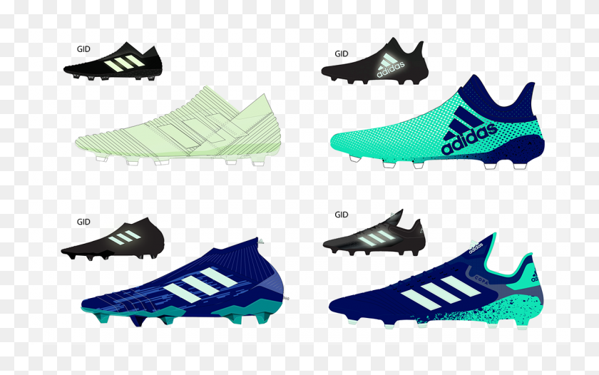 1200x717 Color Material Adidas Deadly Strike On Pantone Canvas Gallery - Football Cleats Clipart
