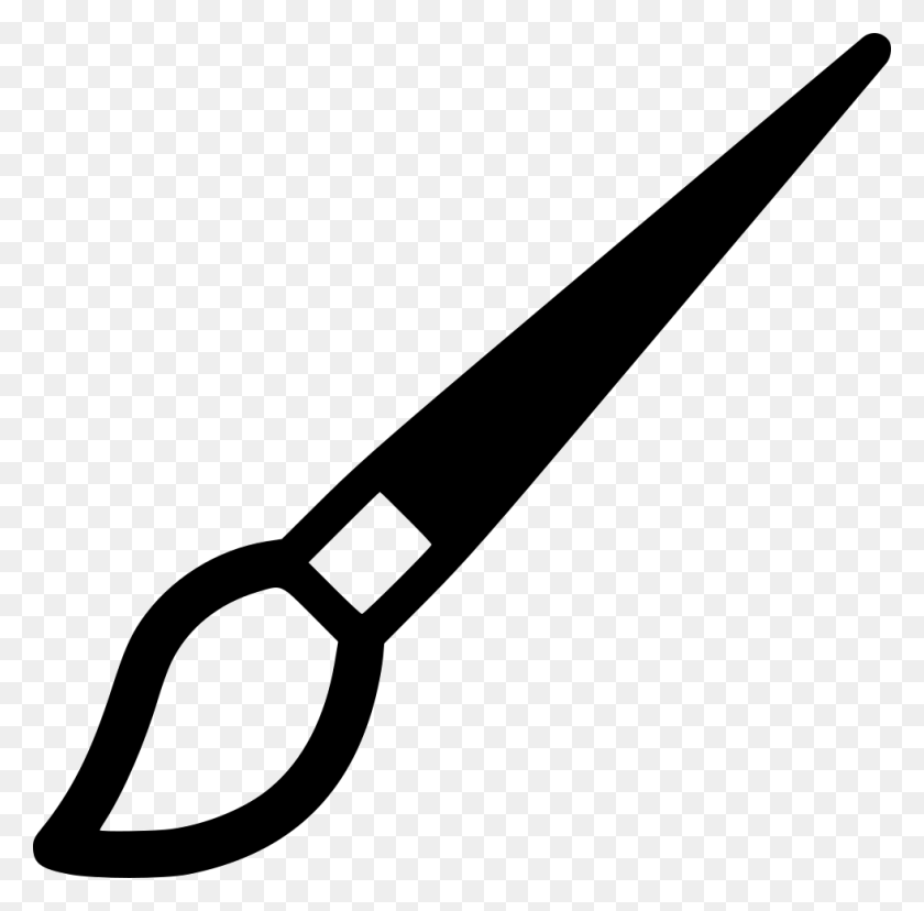 980x966 Color Paint Brush Png Icon Free Download - Paint Brush Icon PNG
