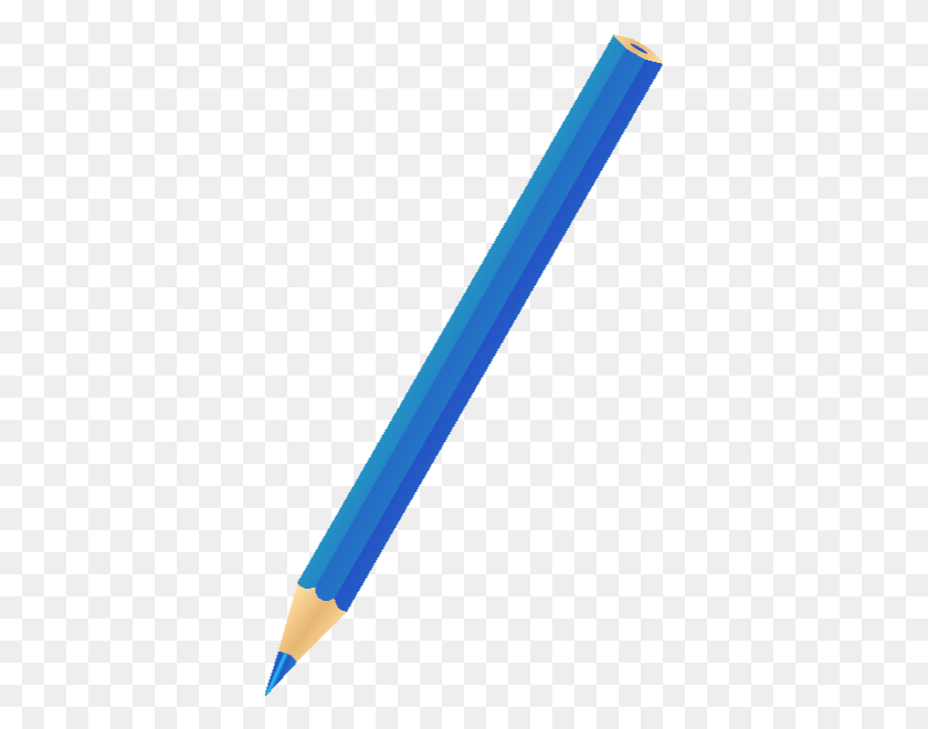 360x600 Color Pencil Blue Vector Icon - Colored Pencil PNG