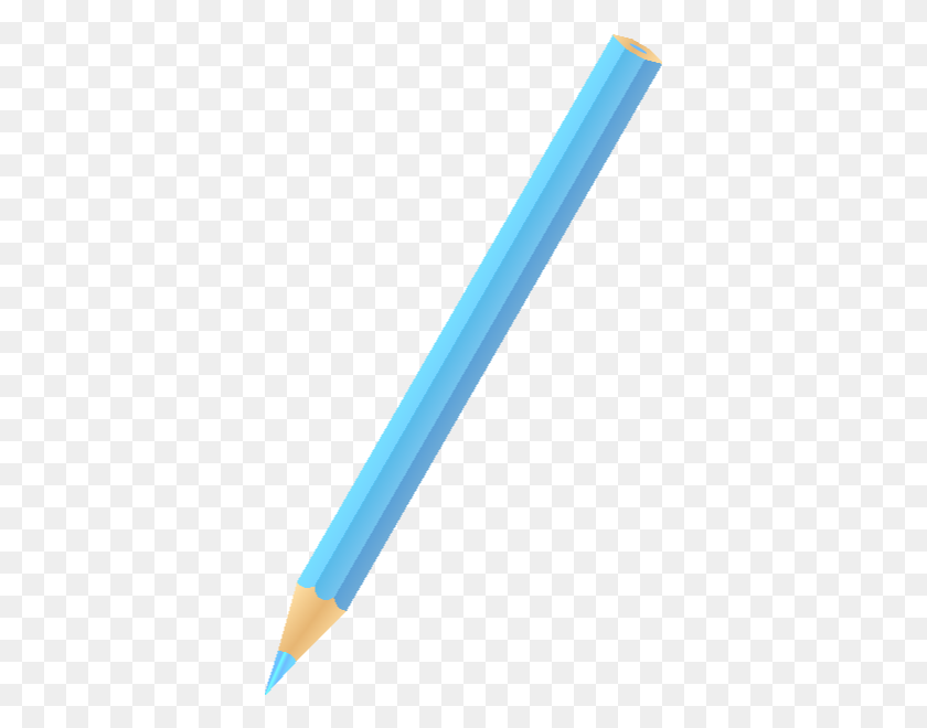 360x600 Color Pencil Light Blue Vector Icon - Color Pencil PNG
