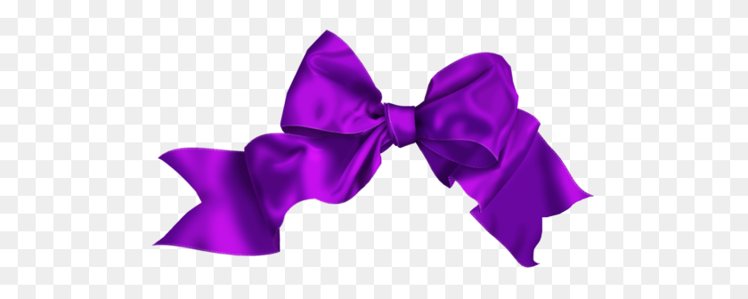 500x276 Color Purple Bows, Ribbon And Bow Clipart - Purple Bow PNG
