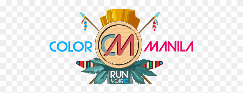 500x263 Color Run Manila Year Never Ending Fun Experience Live - Color Run Clip Art