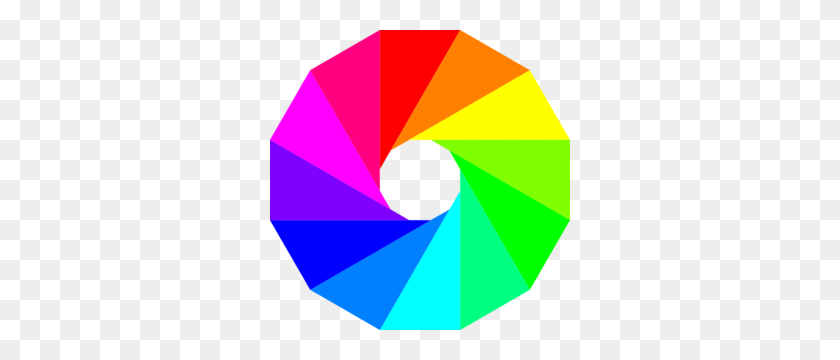 300x300 Color Wheel Dodecagon Clip Art - Color Wheel Clipart