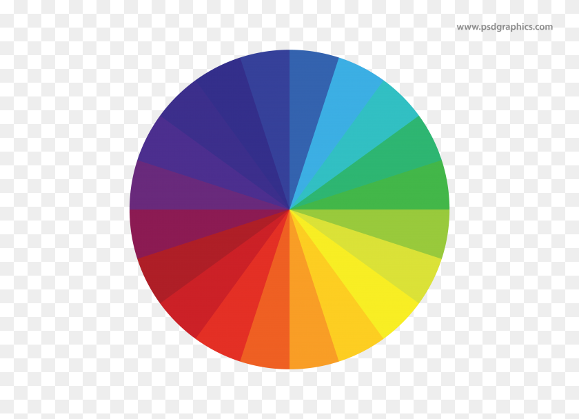 5000x3517 Color Wheel Vector Psdgraphics - Color Wheel PNG