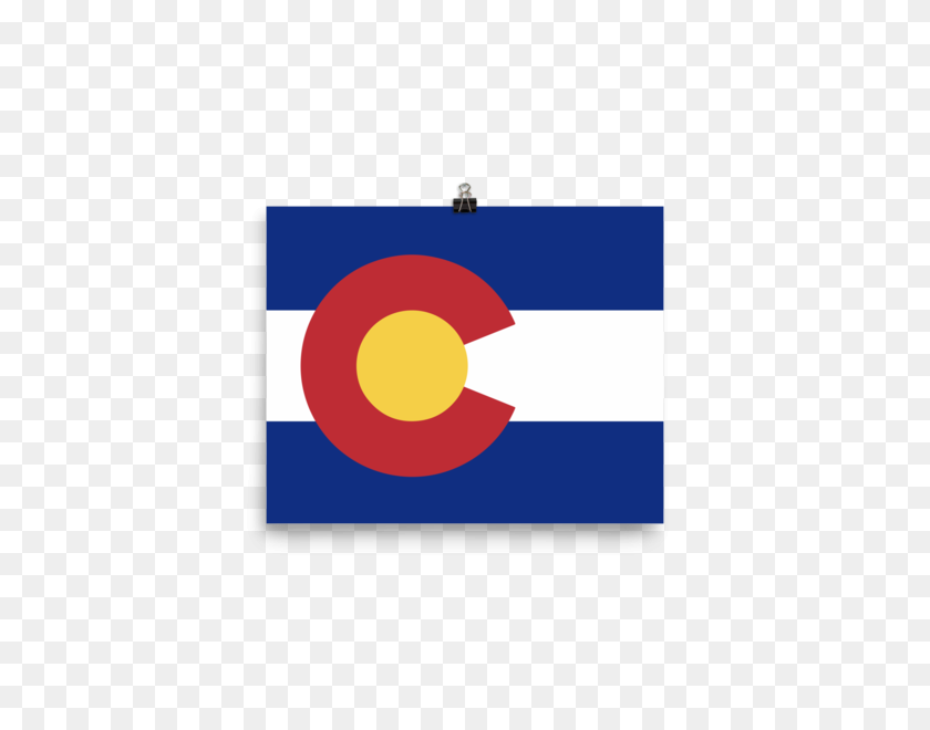 600x600 Плакат Флаг Колорадо Колорадо Плюс - Флаг Колорадо Png