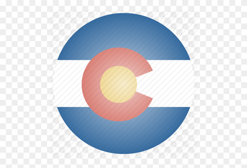 512x512 Колорадо, Флаг, Штат, Значок Сша - Флаг Колорадо Png