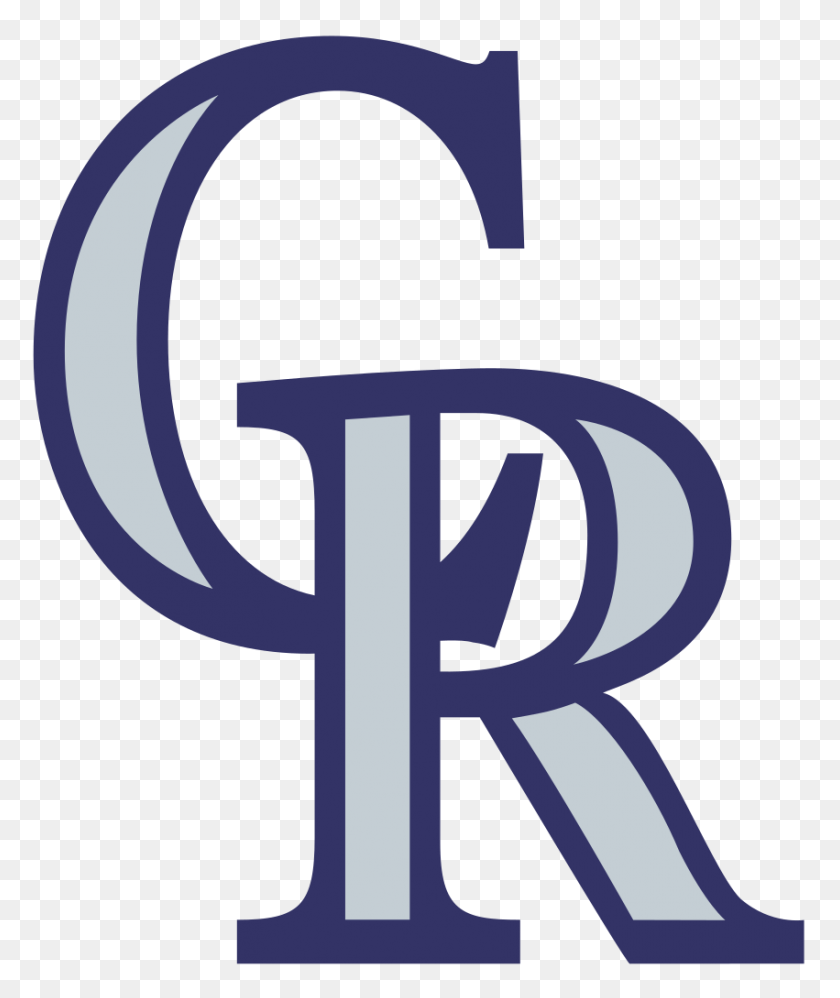 851x1024 Логотип Colorado Rockies - Краткий Клипарт