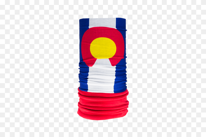 250x500 El Estado De Colorado De La Bandera De Invierno De La Mascarilla Para El Clima Frío De Fleece Mascarillas - Bandera De Colorado Png