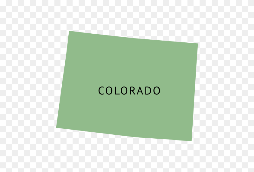 512x512 Colorado State Plain Map - Colorado PNG