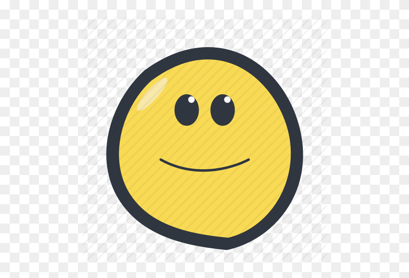 512x512 Color, Emoji, Emoticon, Icono De Sonrisa - Emoji Emocionado Png