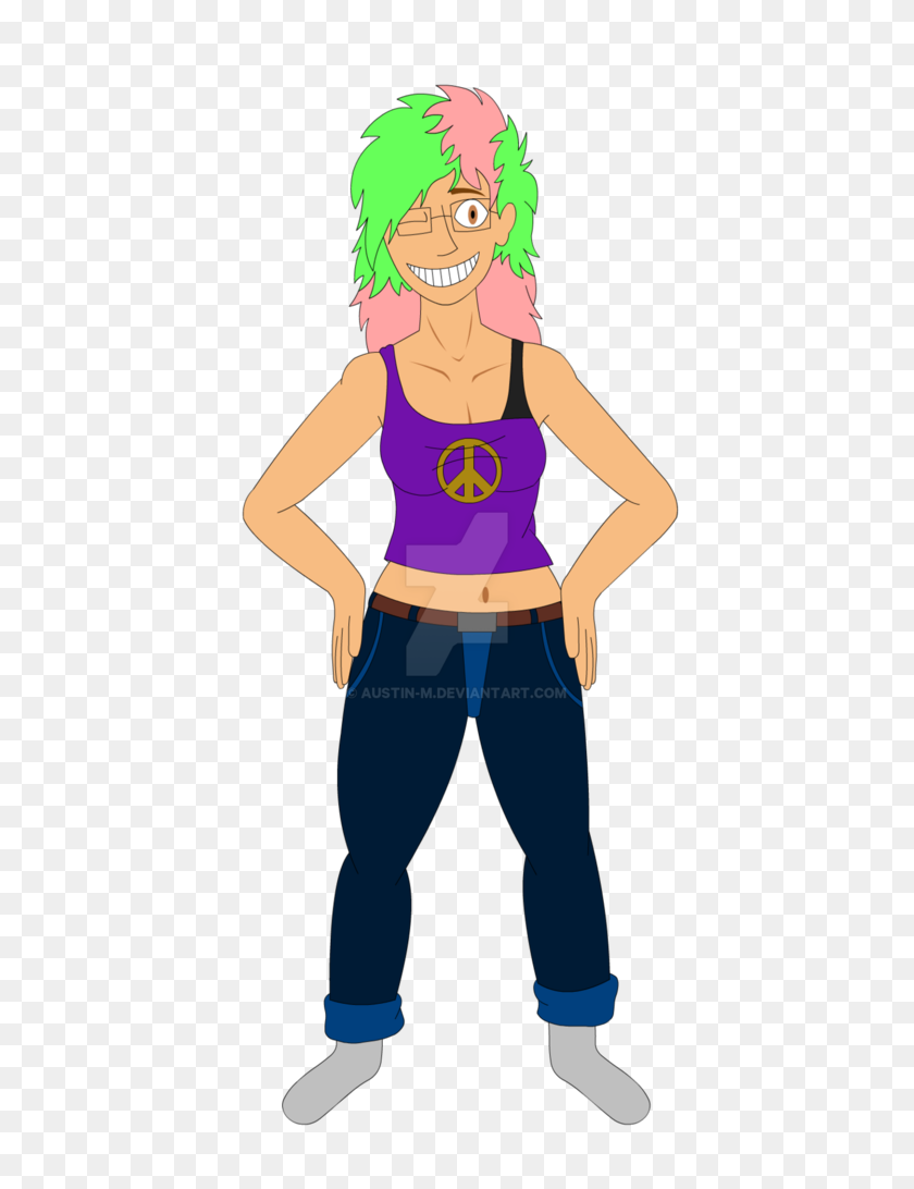 774x1032 Colored Human Charlotte Colored Hair - Chest Hair PNG