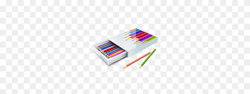 256x256 Colored Pencil Png Image Royalty Free Stock Png Images For Your - Colored Pencil PNG