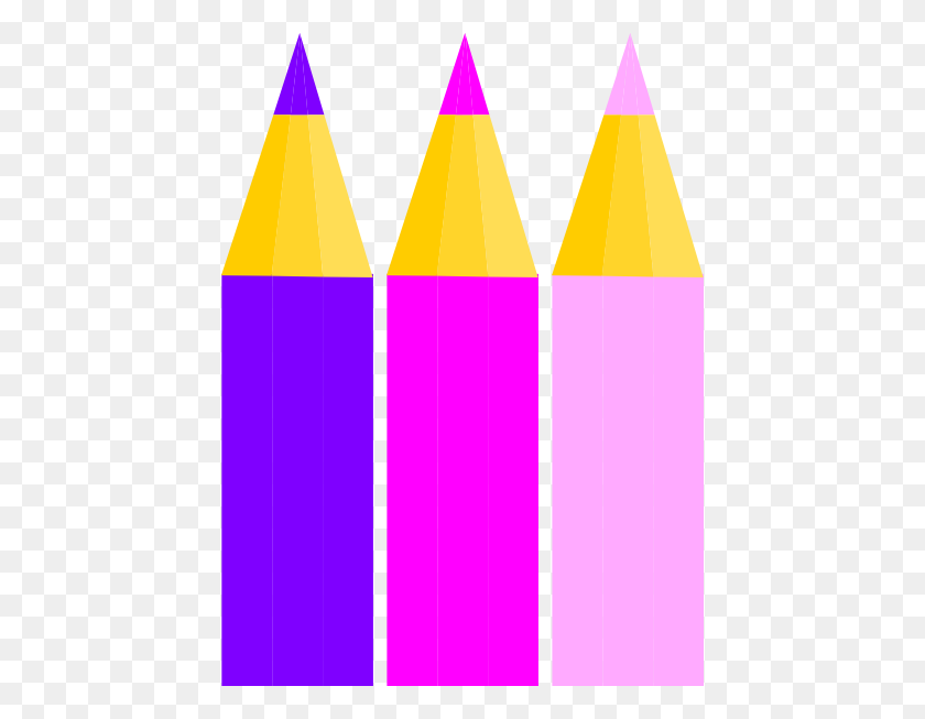 438x593 Colored Pencils Clip Art - Colored Pencils Clipart